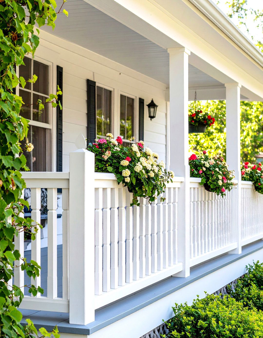 Lattice Panel Porch Railing - 30 front porch porch railing ideas