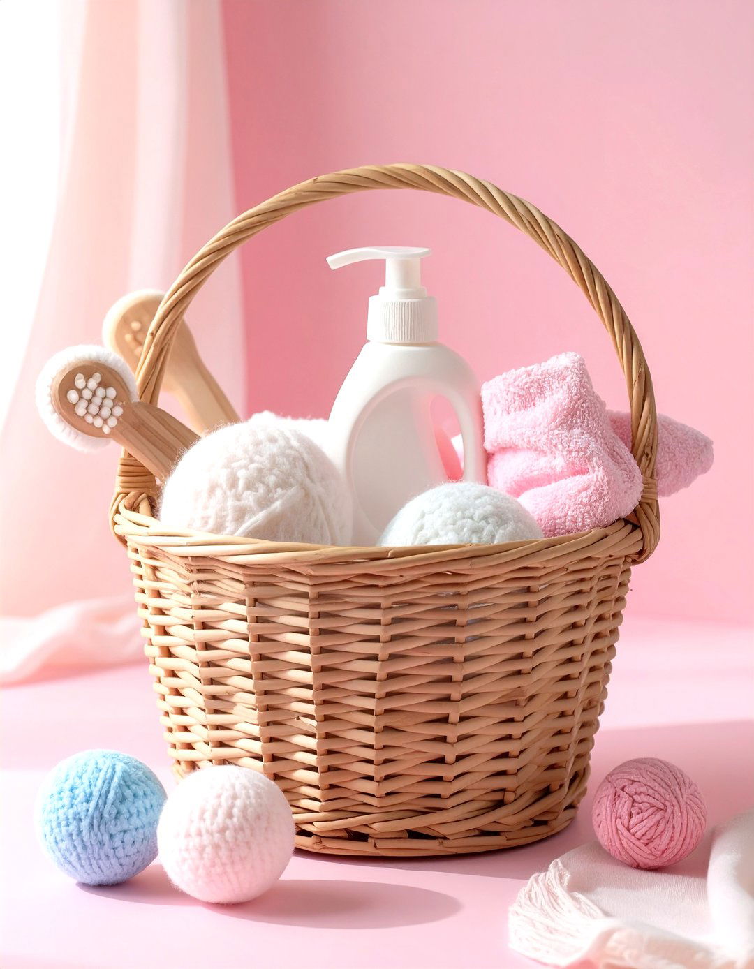 Laundry Day Helper Basket - 30 baby shower basket ideas