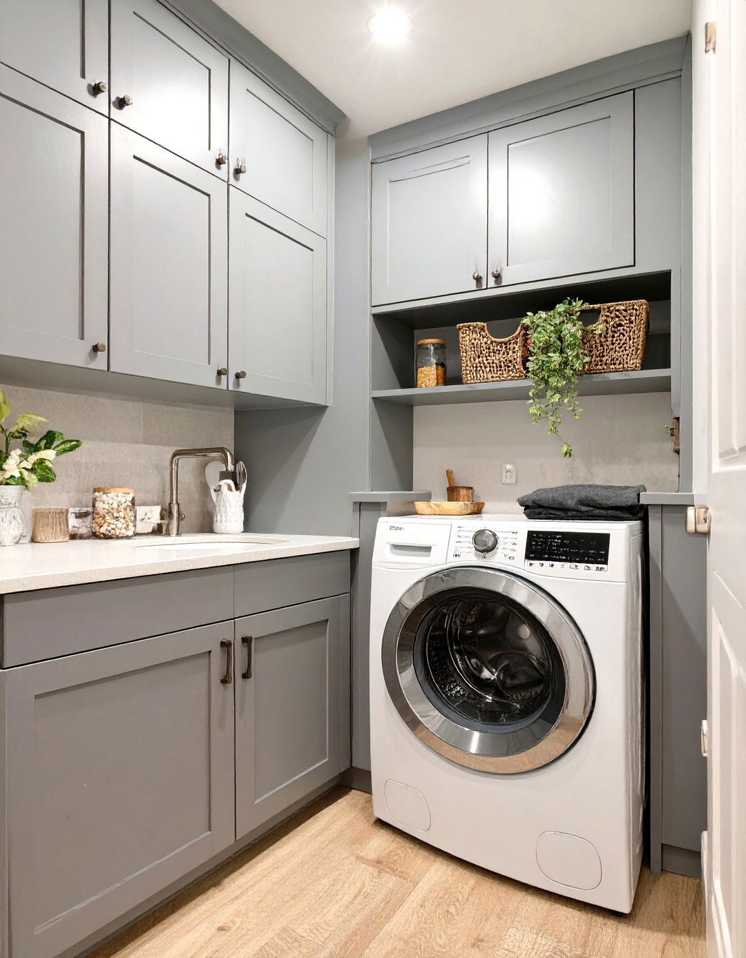 Laundry Room and Pantry Combo - 30 narrow laundry room ideas