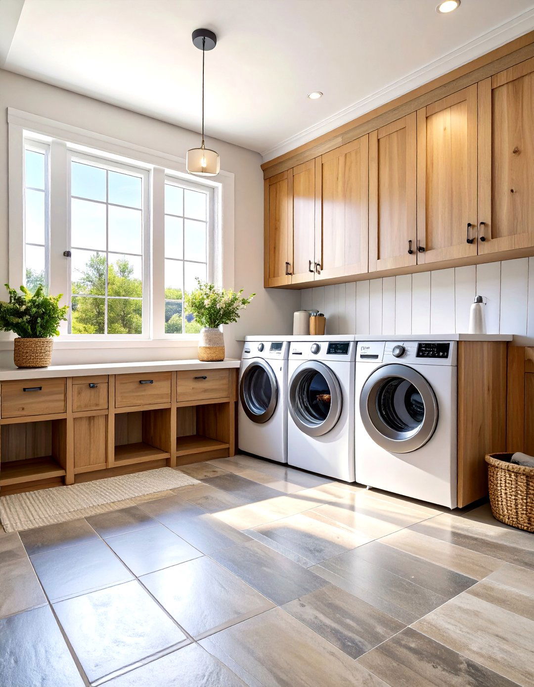 Laundry and Mudroom Combo with Farmhouse Style - 30 farmhouse laundry room ideas