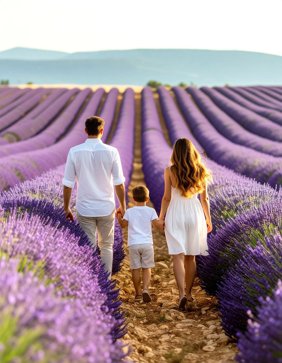 Lavender Field Family Photos - 30 outdoor family photo ideas