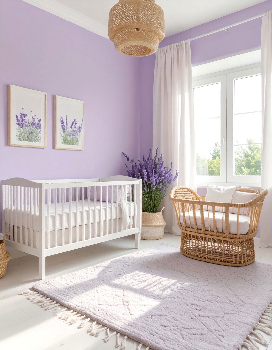 Lavender Fields Bedroom - 30 baby girl bedroom ideas
