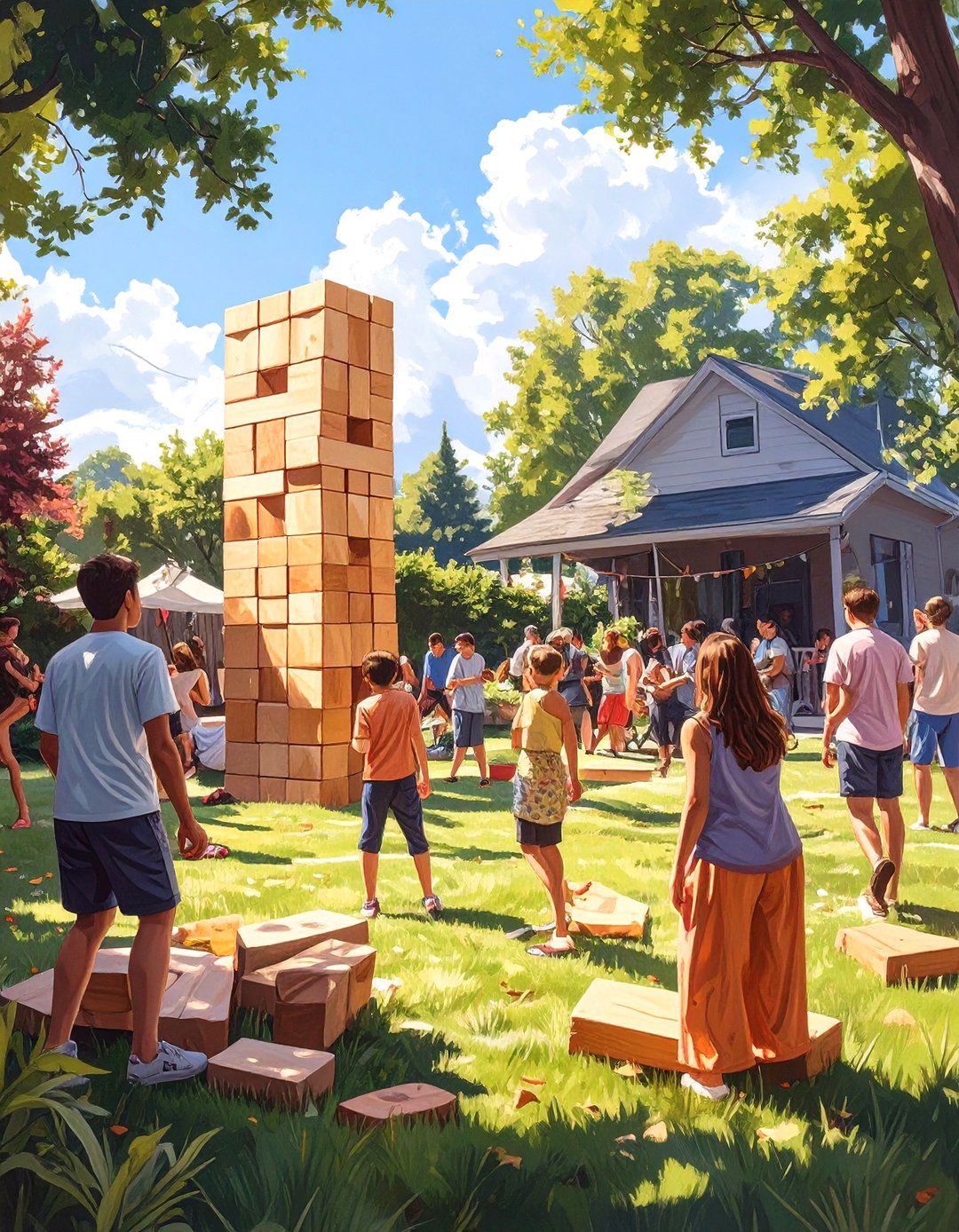 Lawn Game Tournament - 30 outdoor graduation party ideas