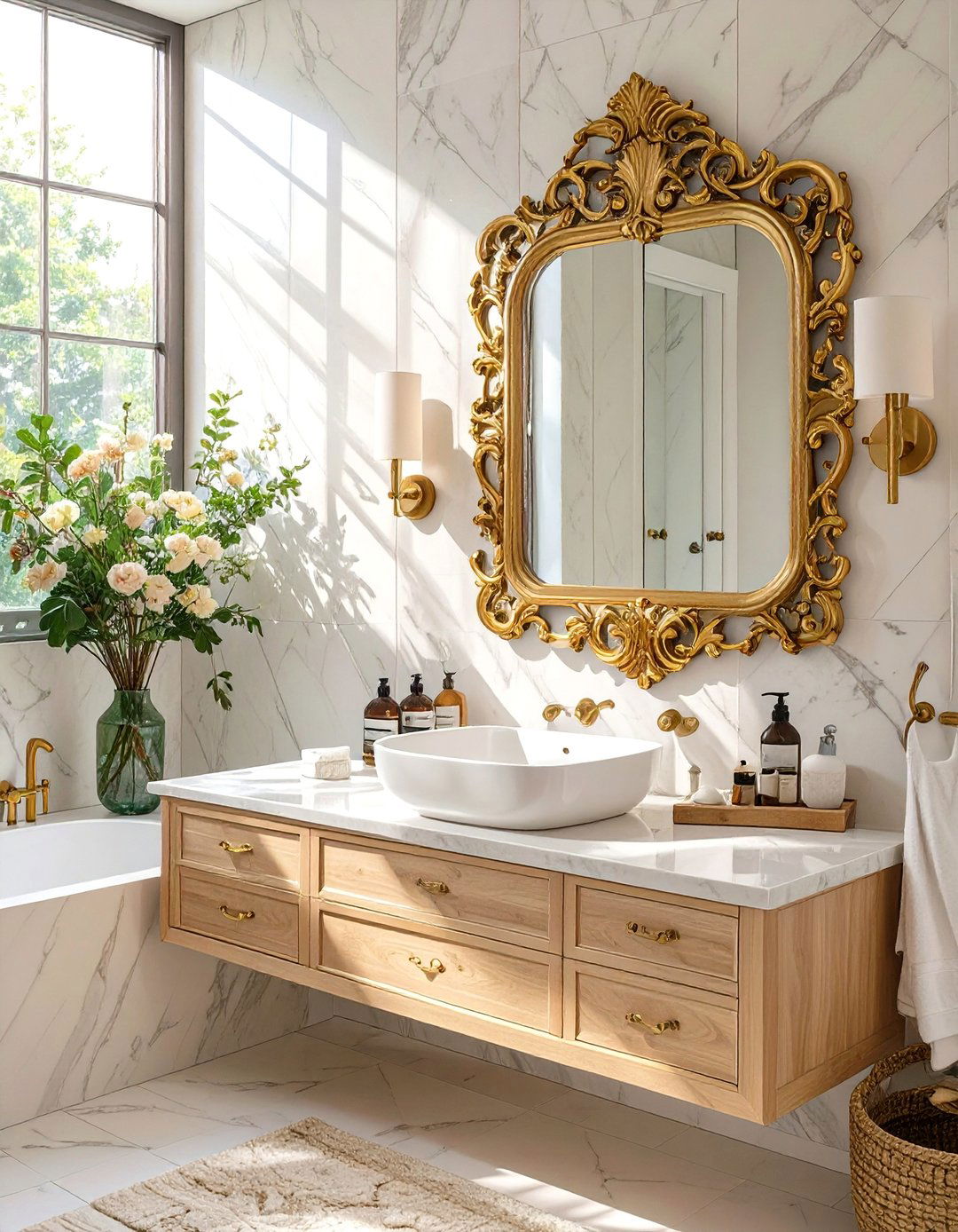 Layered Bathroom Mirrors - 30 bathroom mirrors ideas
