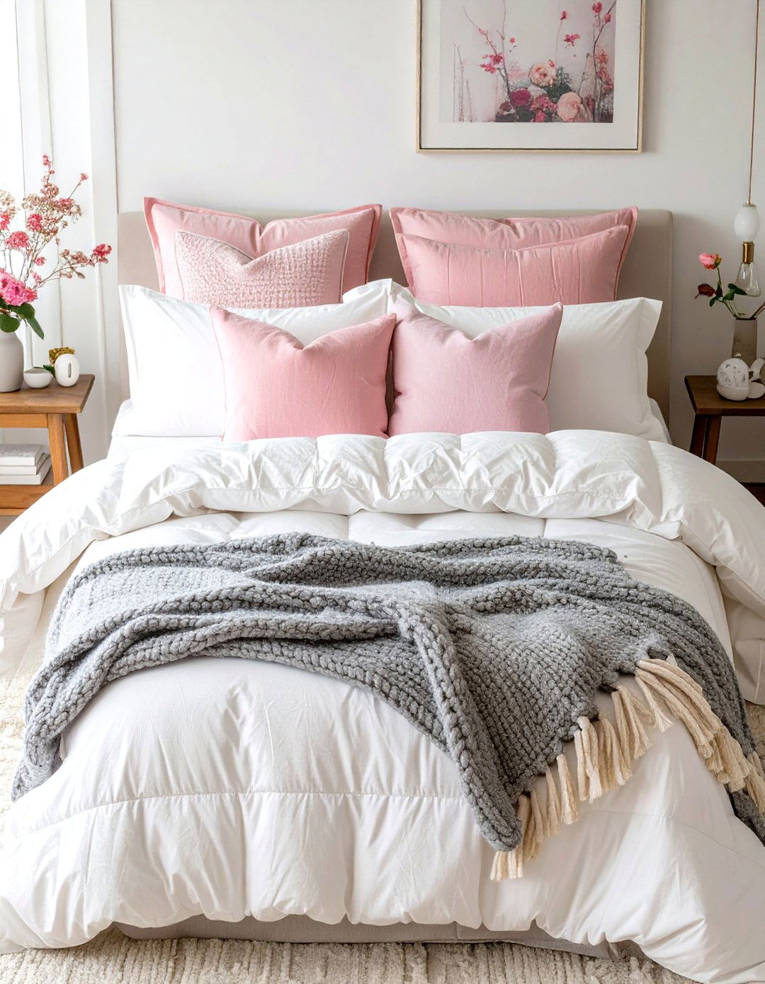 Layered Bedding for a Cozy Feel - 30 teenage girl bedroom ideas for small rooms