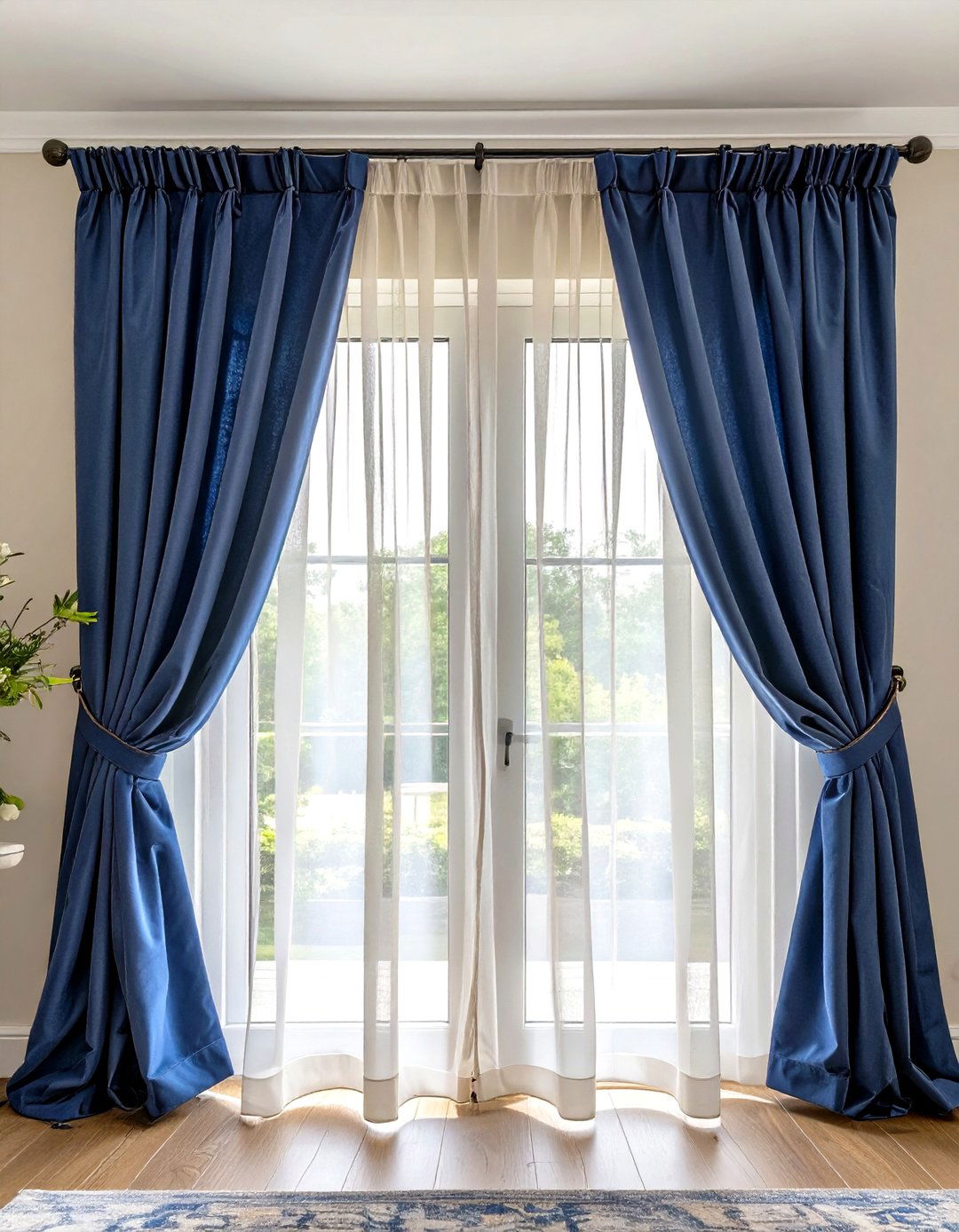 Layered Curtains for Versatility and Style - 30 curtains for living room ideas
