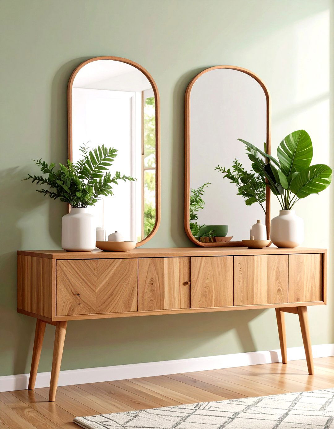 Layered Entryway Mirrors - 30 entryway mirror ideas