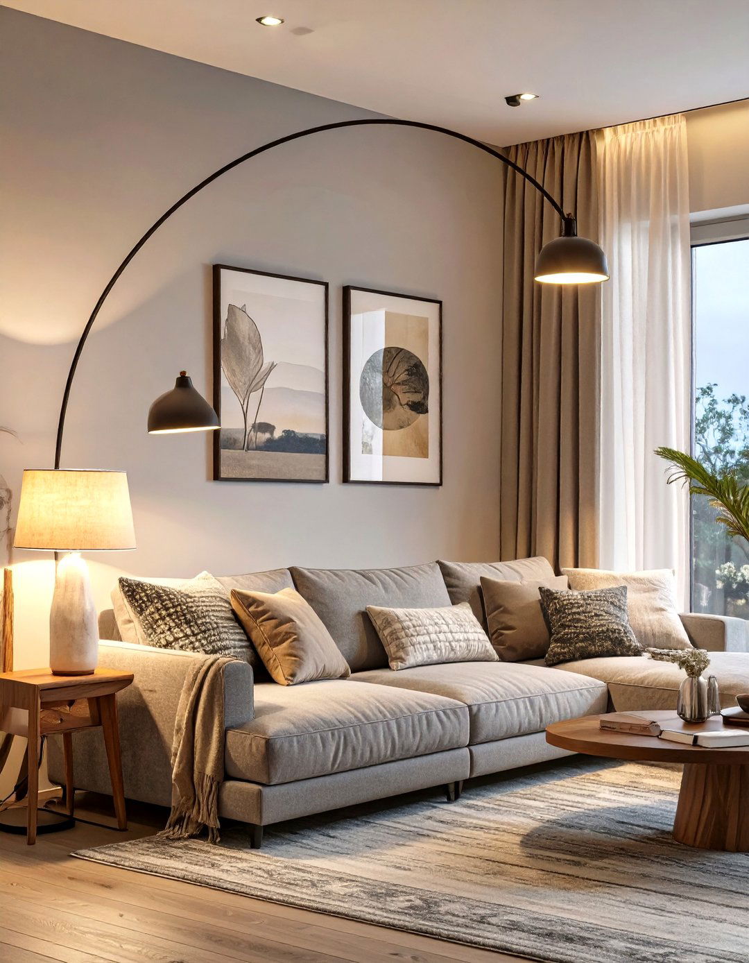 Layered Lighting in a Cozy Living Room - 30 best lighting for interior design ideas