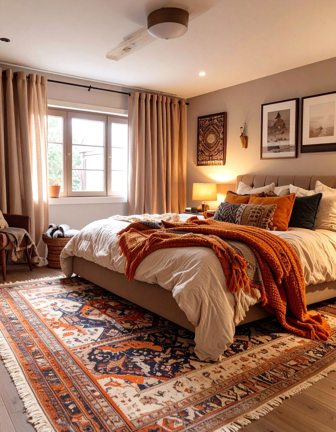Layered Textile Haven Bedroom - 30 basement bedroom ideas on a budget