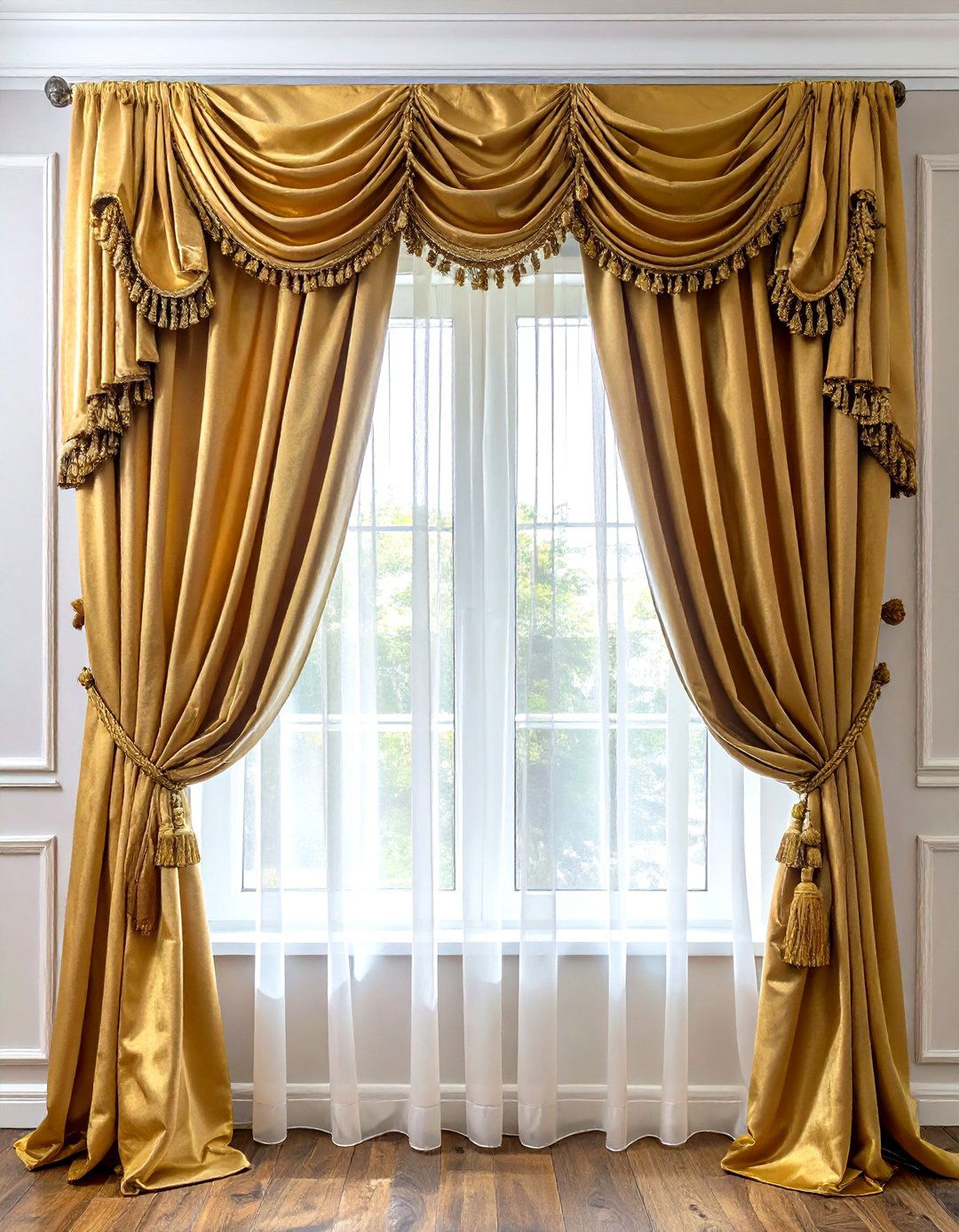 Layered and Elegant Window Treatments - 30 what is traditional interior design ideas