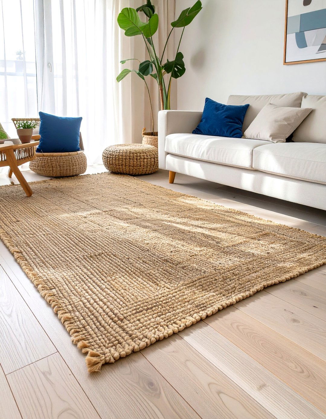 Laying Down Natural Fiber Rugs - 30 what is wabi-sabi interior design ideas
