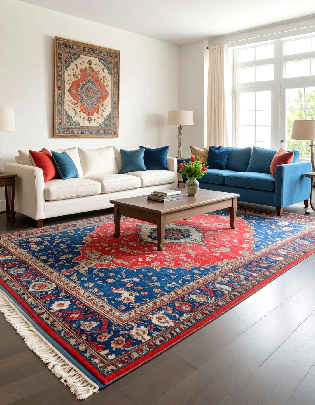 Laying Persian or Oriental Rugs - 30 vintage interior design ideas