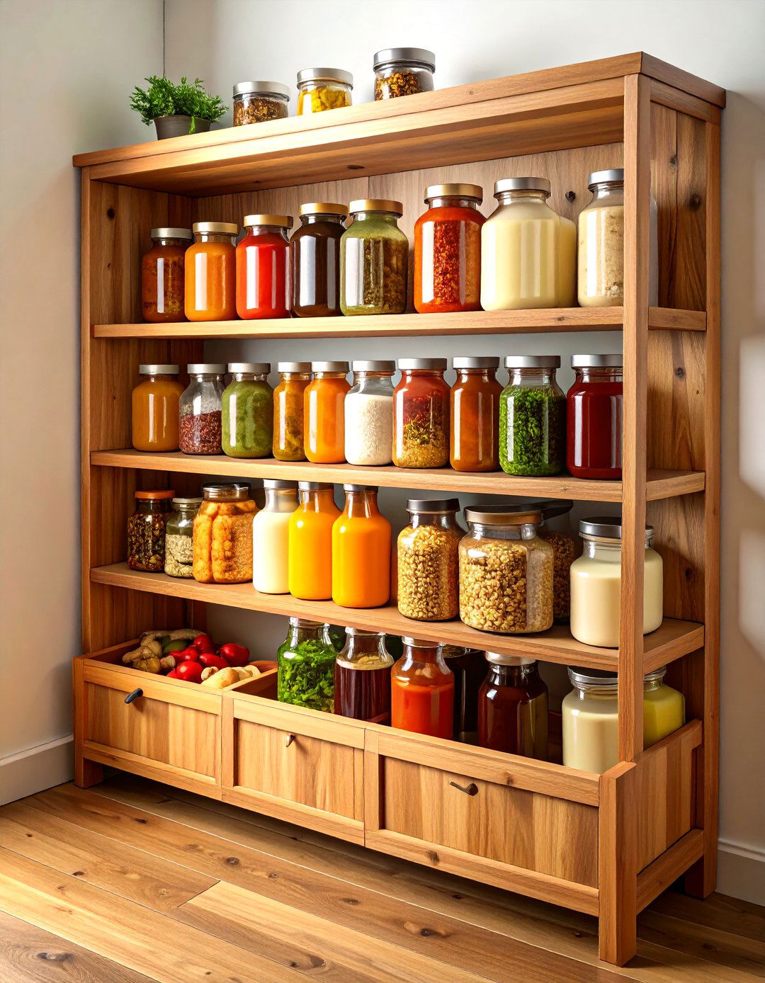 Lazy Susans for Corner Shelves - 30 pantry organizer ideas