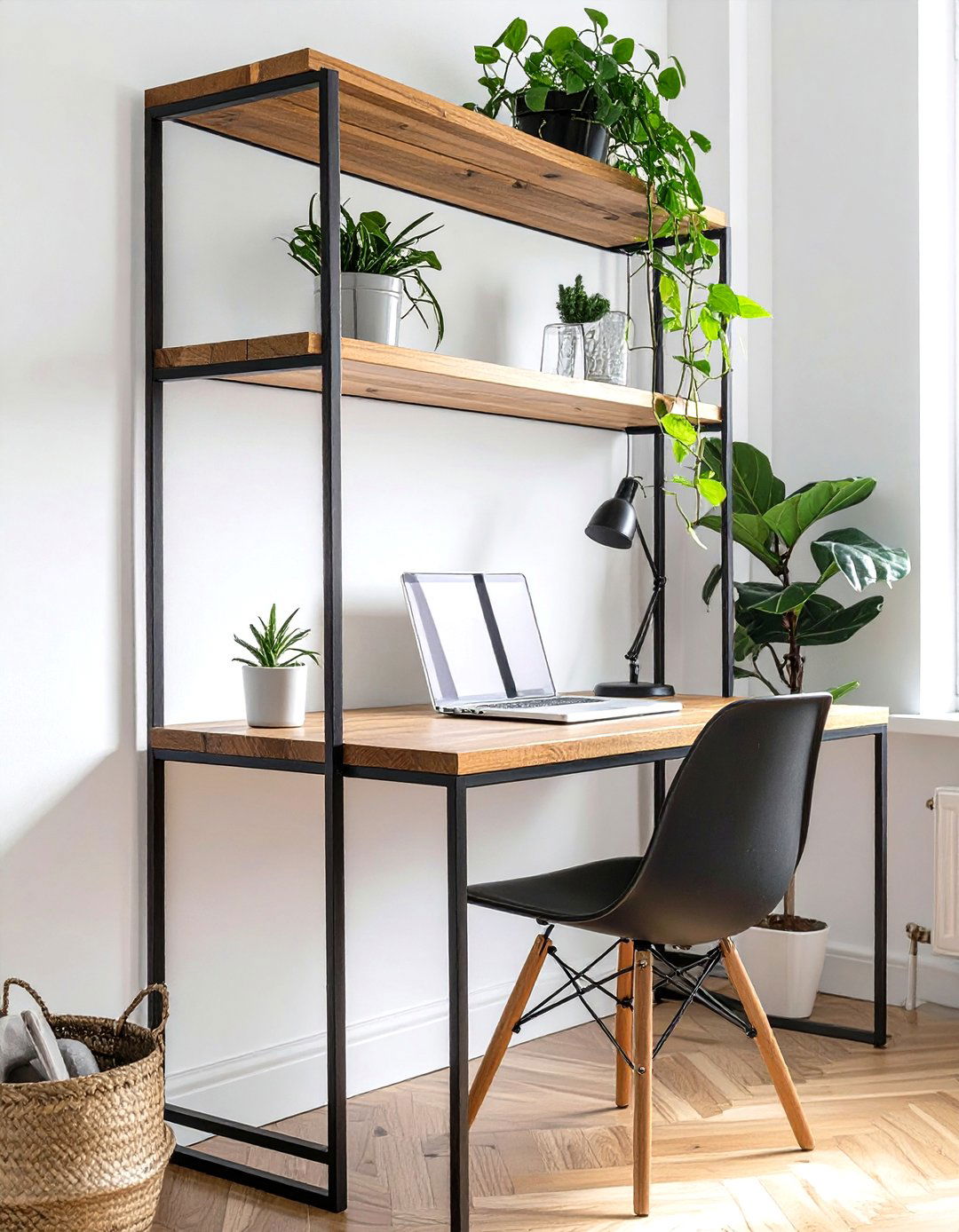 Leaning Wall Desk Small Home Office Design - 30 small home office design ideas