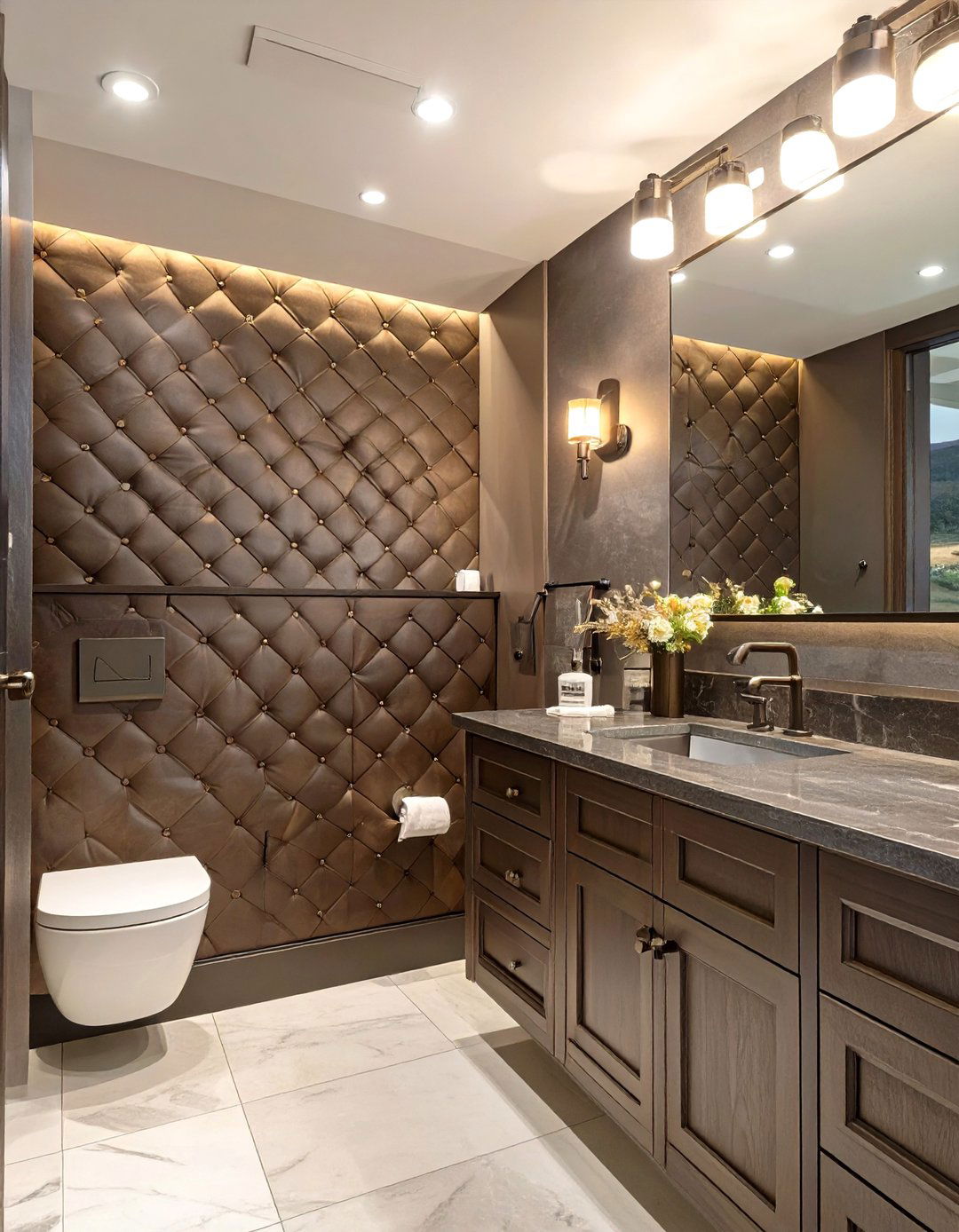 Leather Bathroom Wall Panels - 30 bathroom wall paneling ideas