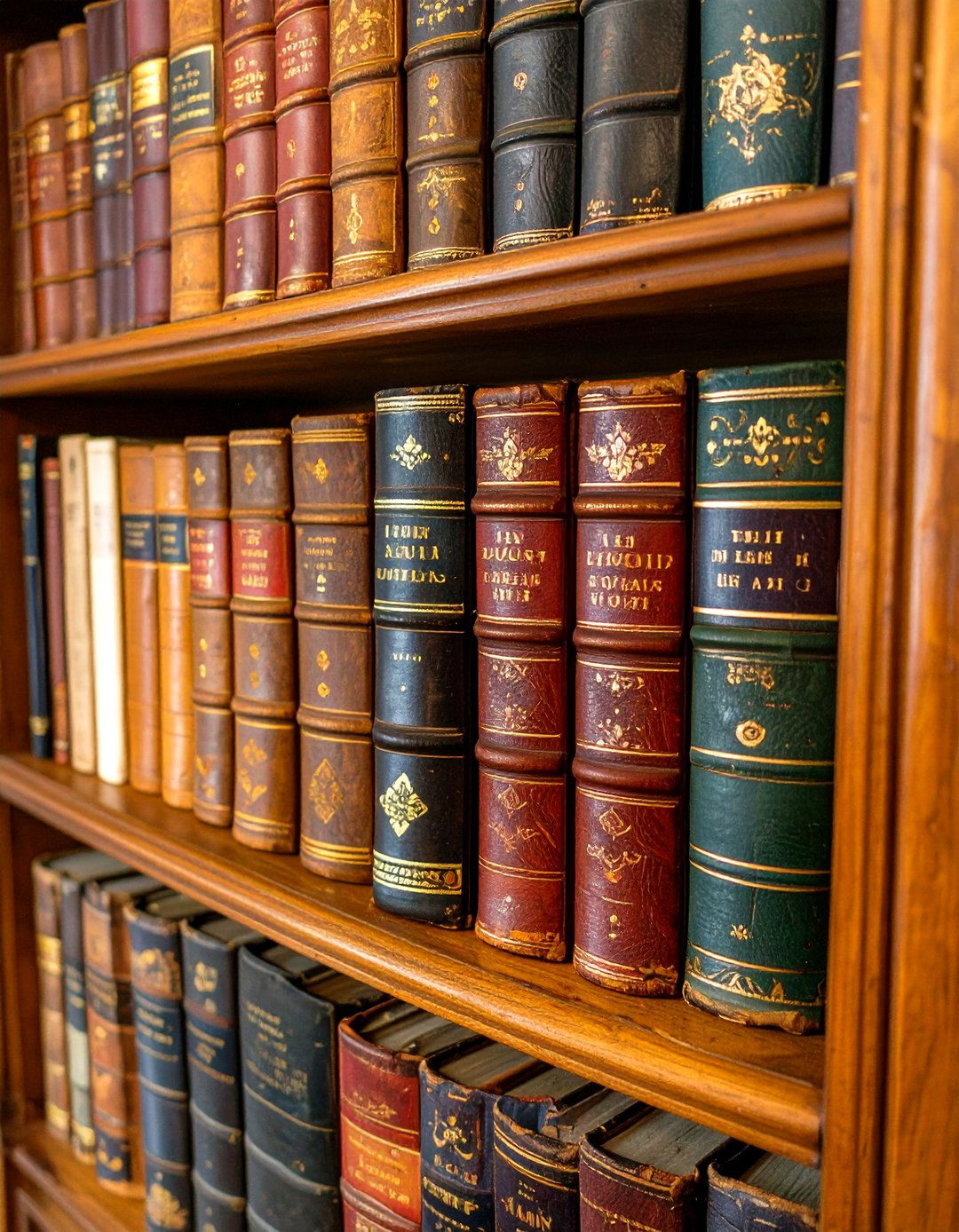 Leather Bound Books as Decor - 30 what is traditional interior design ideas