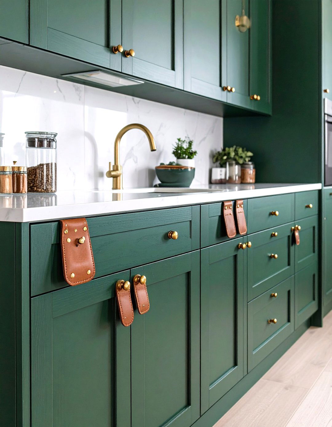 Leather Pulls for Kitchen Cabinets - 30 kitchen hardware trends 2025