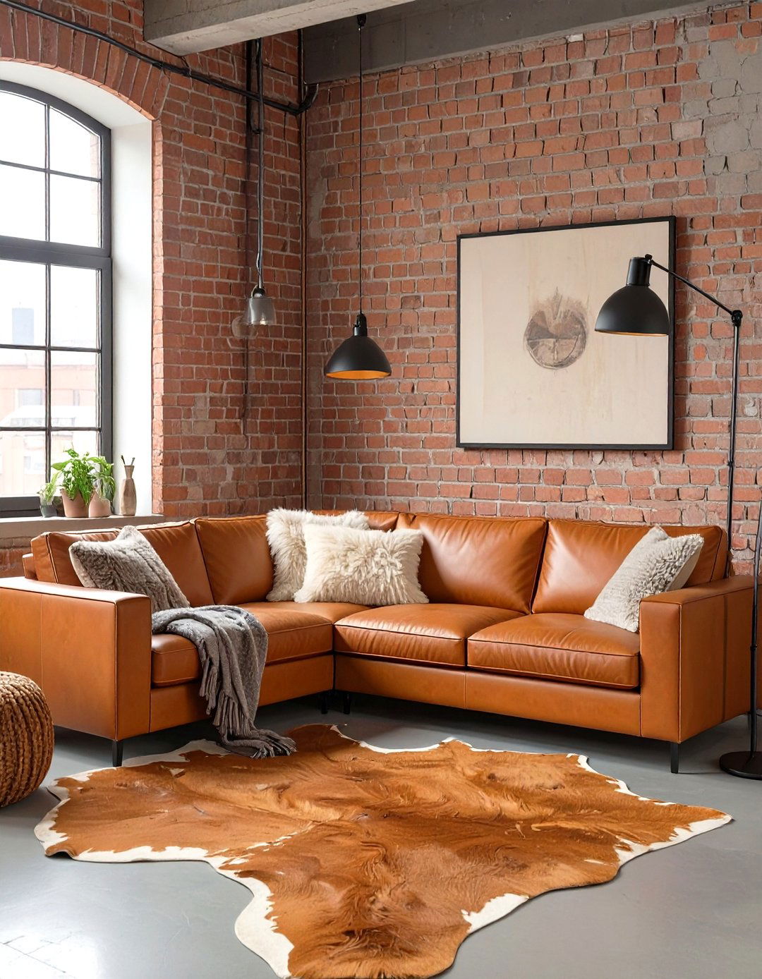 Leather Sectional for Timeless Durability - 30 sectional living room ideas