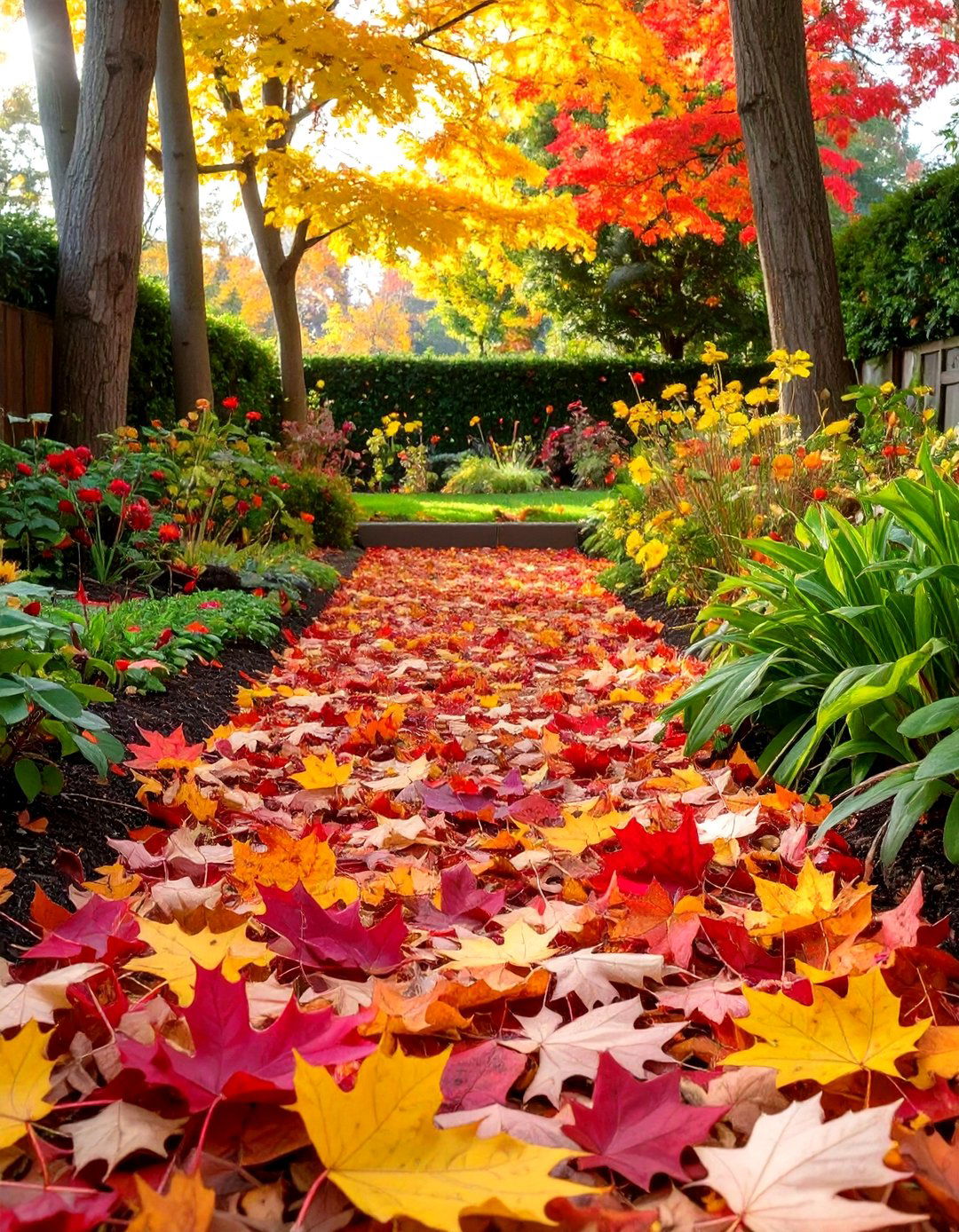 Leave the Leaves in Your Garden Beds - 30 sustainable landscape design ideas
