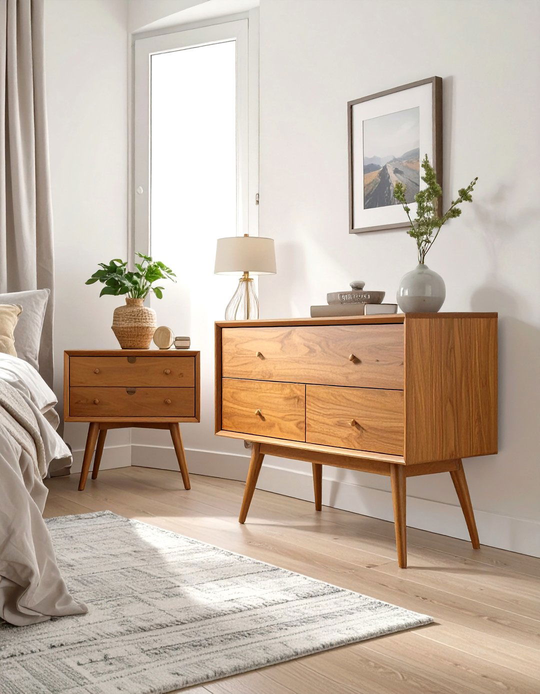 Leggy Furniture for an Airy Small Bedroom Feel - 30 small bedroom decorating ideas