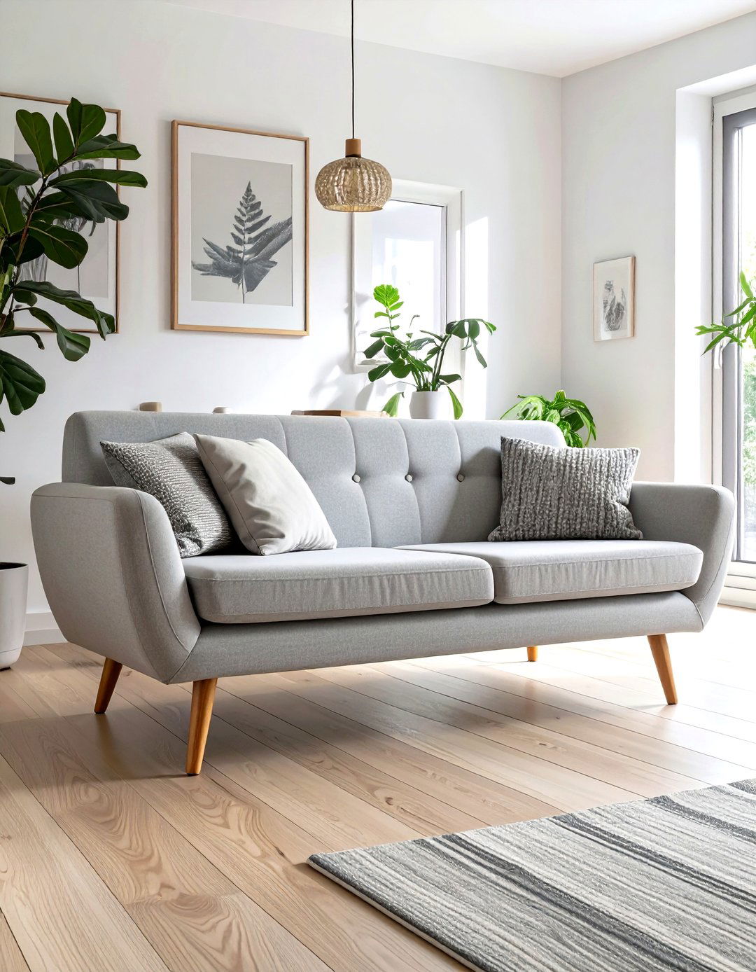 Leggy Furniture for an Airy Small Living Room - 30 small living room design ideas