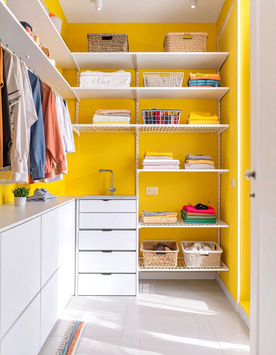 Lemon Zest for Energy - 30 broom wall color ideas
