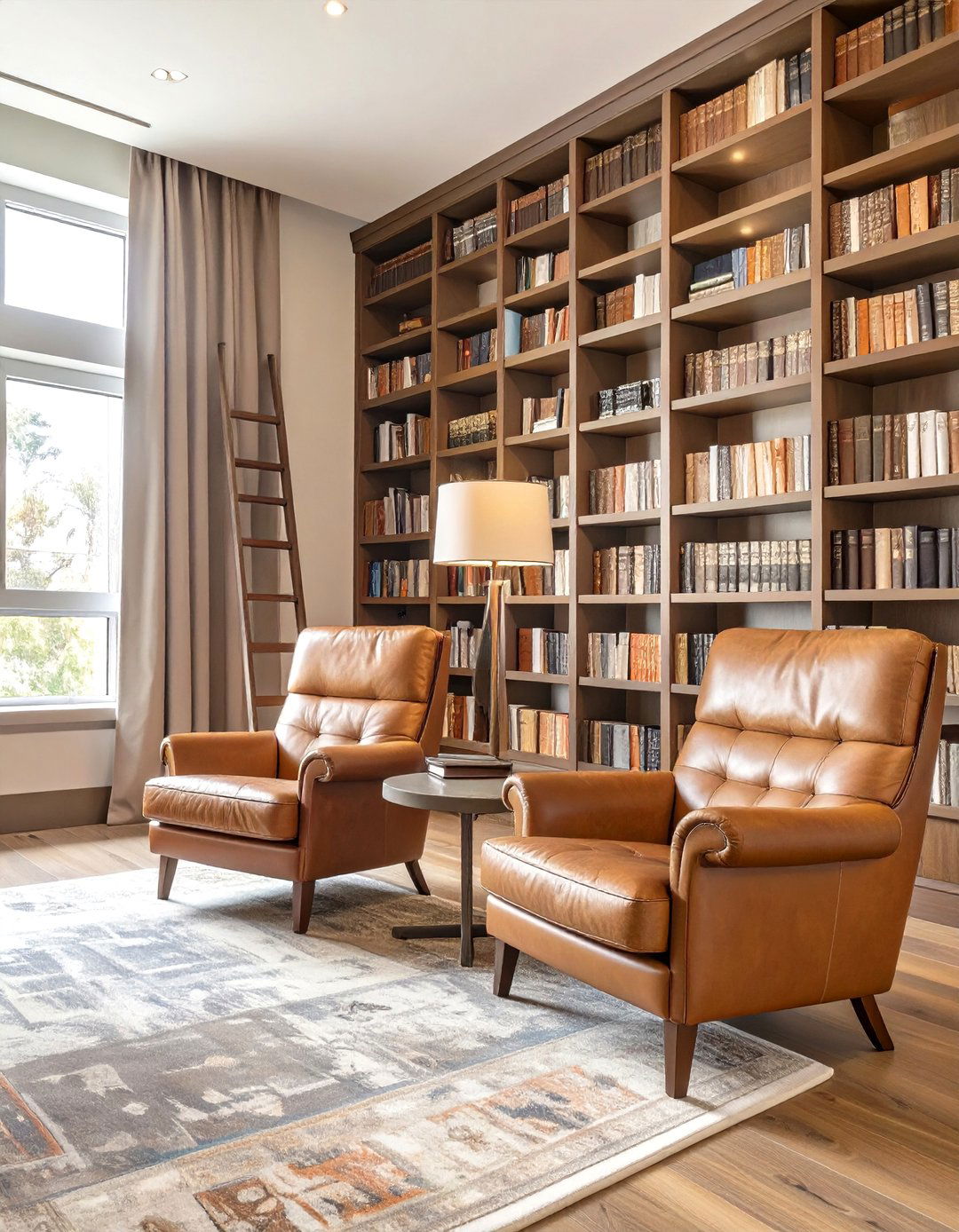 Library Living Room Wall - 30 big living room ideas