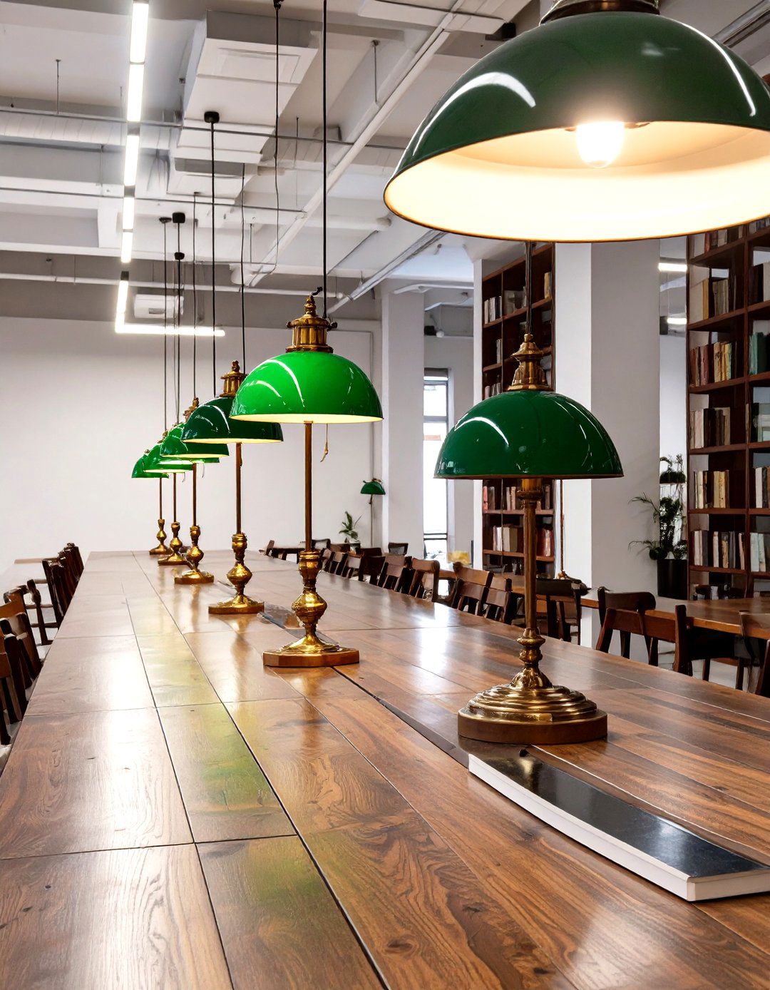Library Style Table Lamps - 30 office lighting ideas