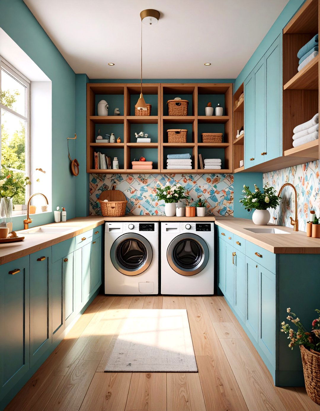 30 Laundry Room Wallpaper Ideas for a Fresh New Look - We Love Home Blog