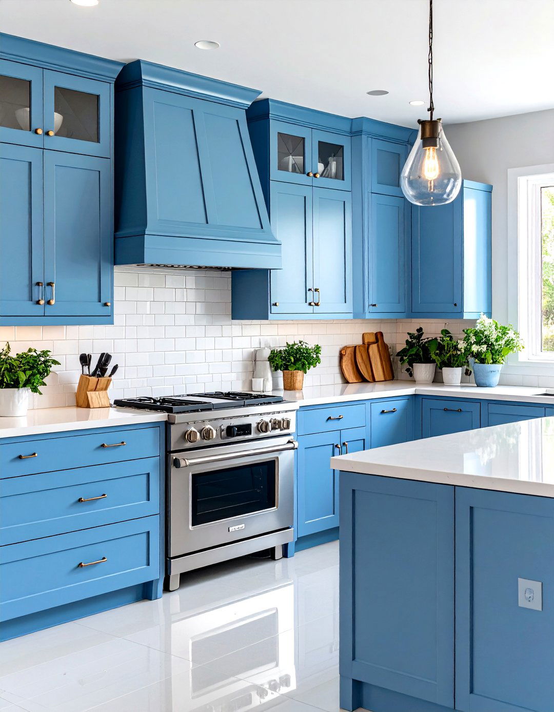 Light Blue Kitchen Cabinets - 30 kitchen cabinet trends