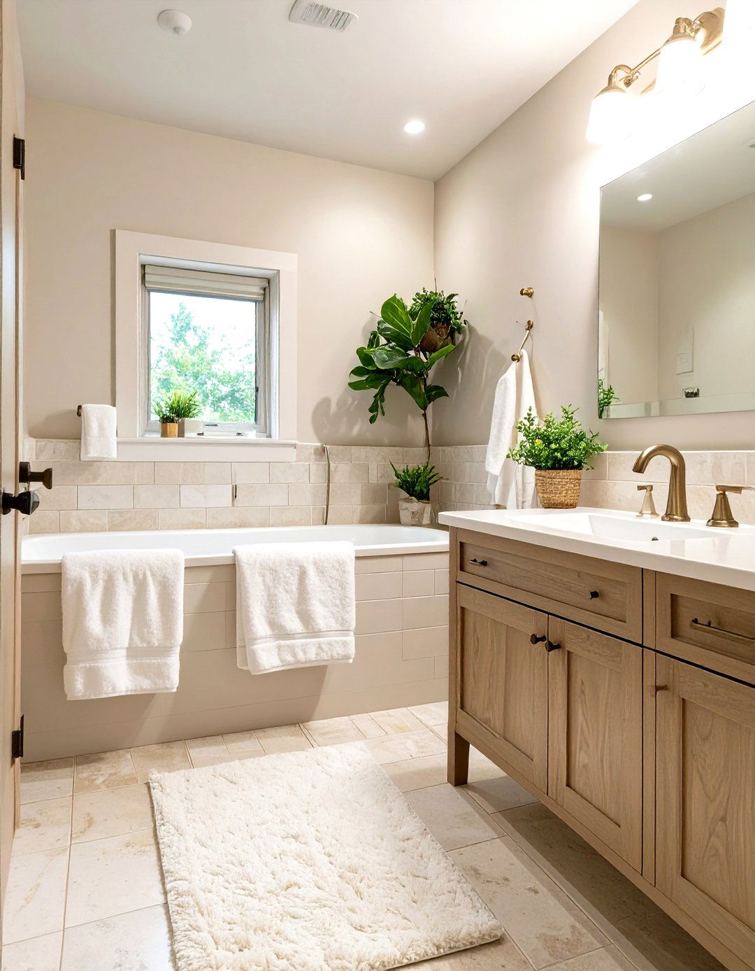 Light Colored Decor and Finishes - 30 small basement bathroom ideas