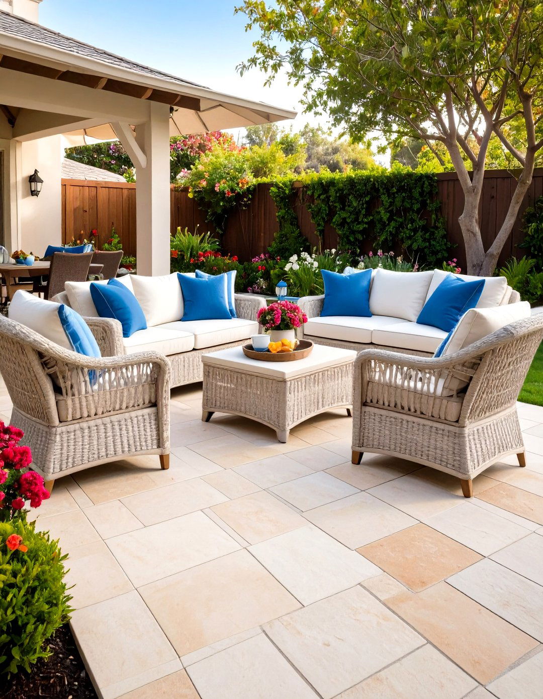 Light Colored Sandstone Patio Pavers - 30 patio pavers ideas