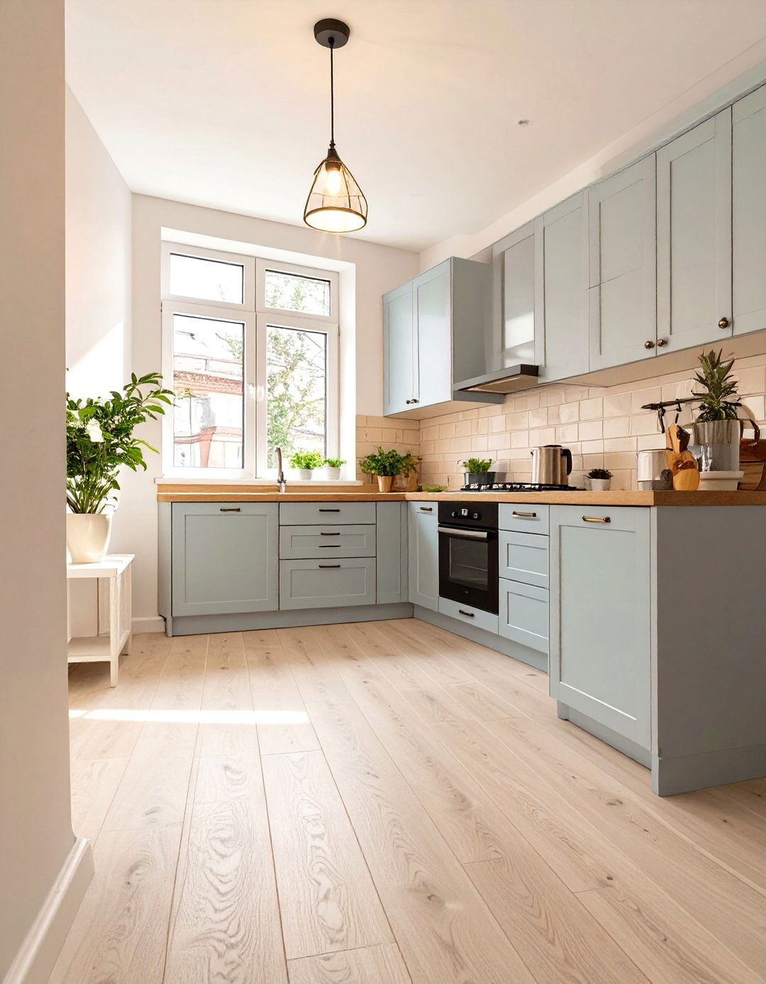 Light Colored Vinyl Plank Flooring - 30 vinyl kitchen flooring ideas