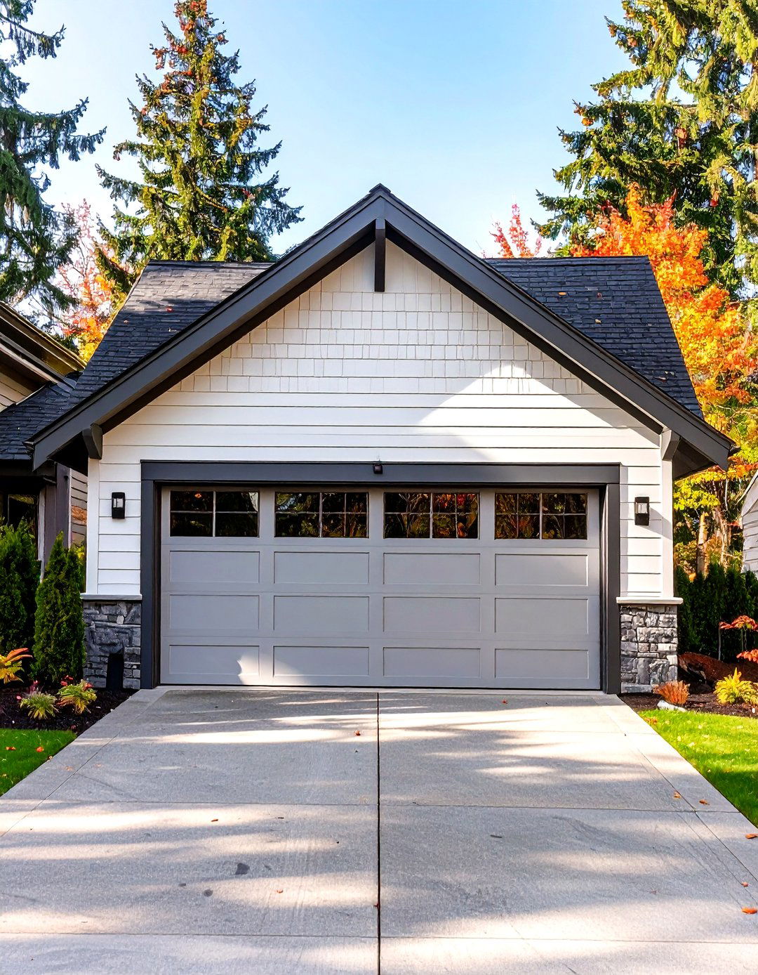 Light Gray Garage Door Tones - 30 garage door paint ideas