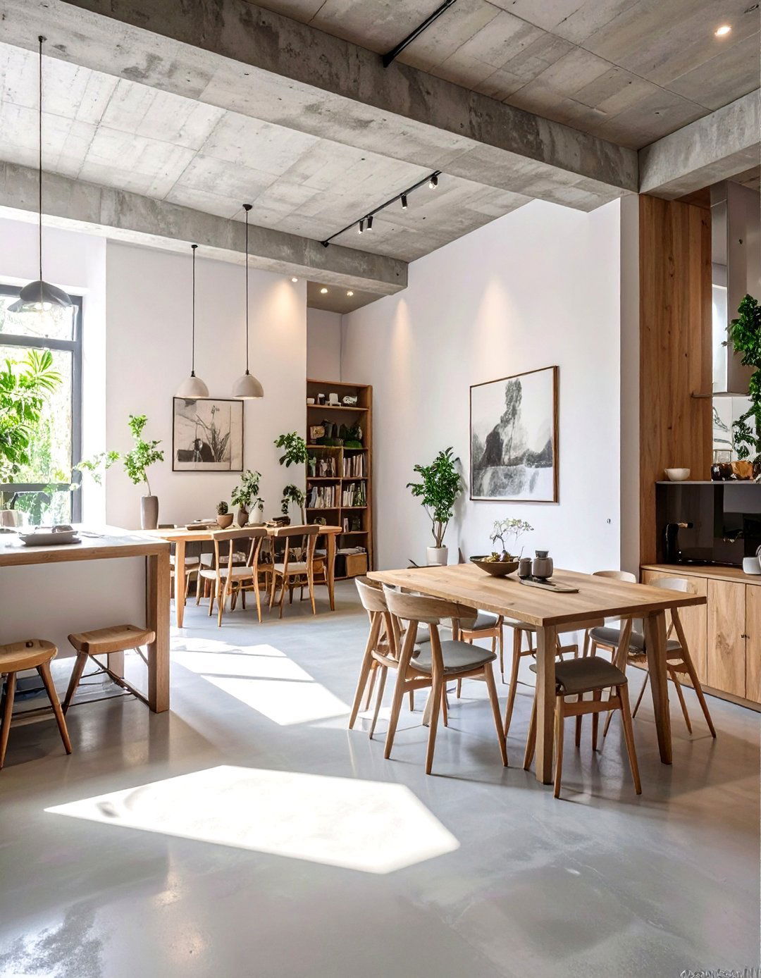 Light Gray Honed Concrete - 30 concrete basement floor ideas