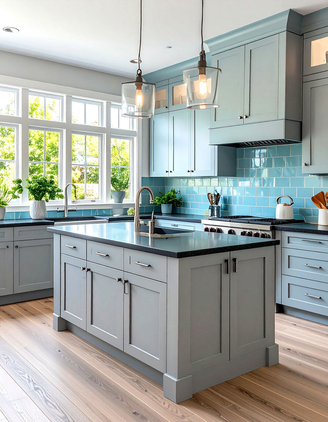 Light Gray Kitchen Cabinets - 30 kitchen cabinet color ideas