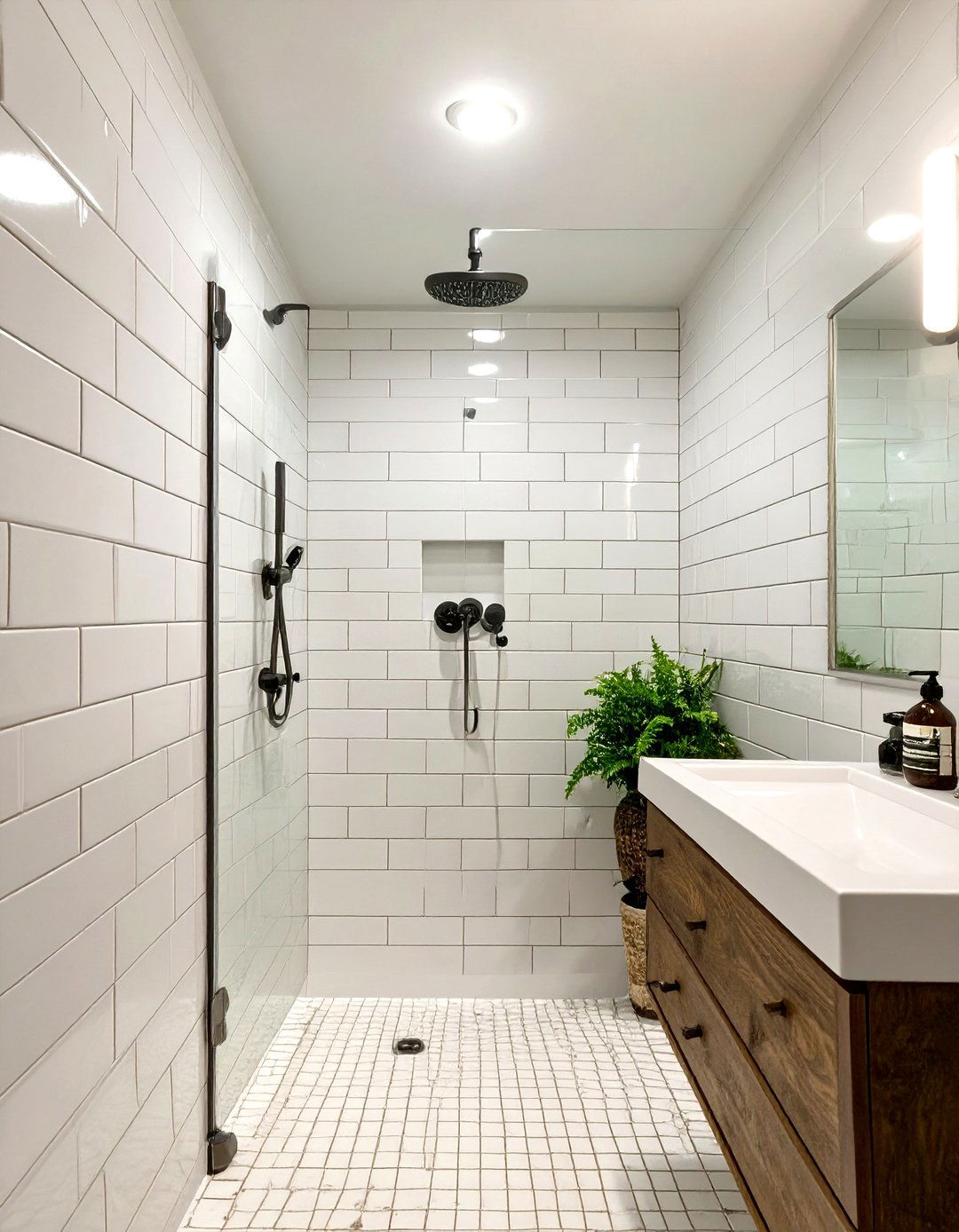 Light Reflecting High Gloss Tiles - 30 shower lighting ideas