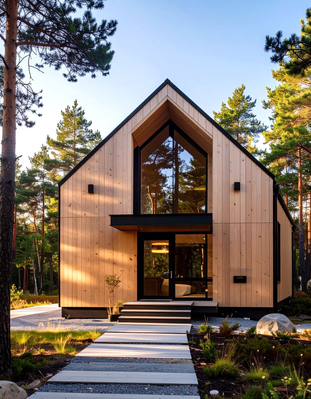 Light Wood Cladding Exterior - 30 scandinavian house design ideas
