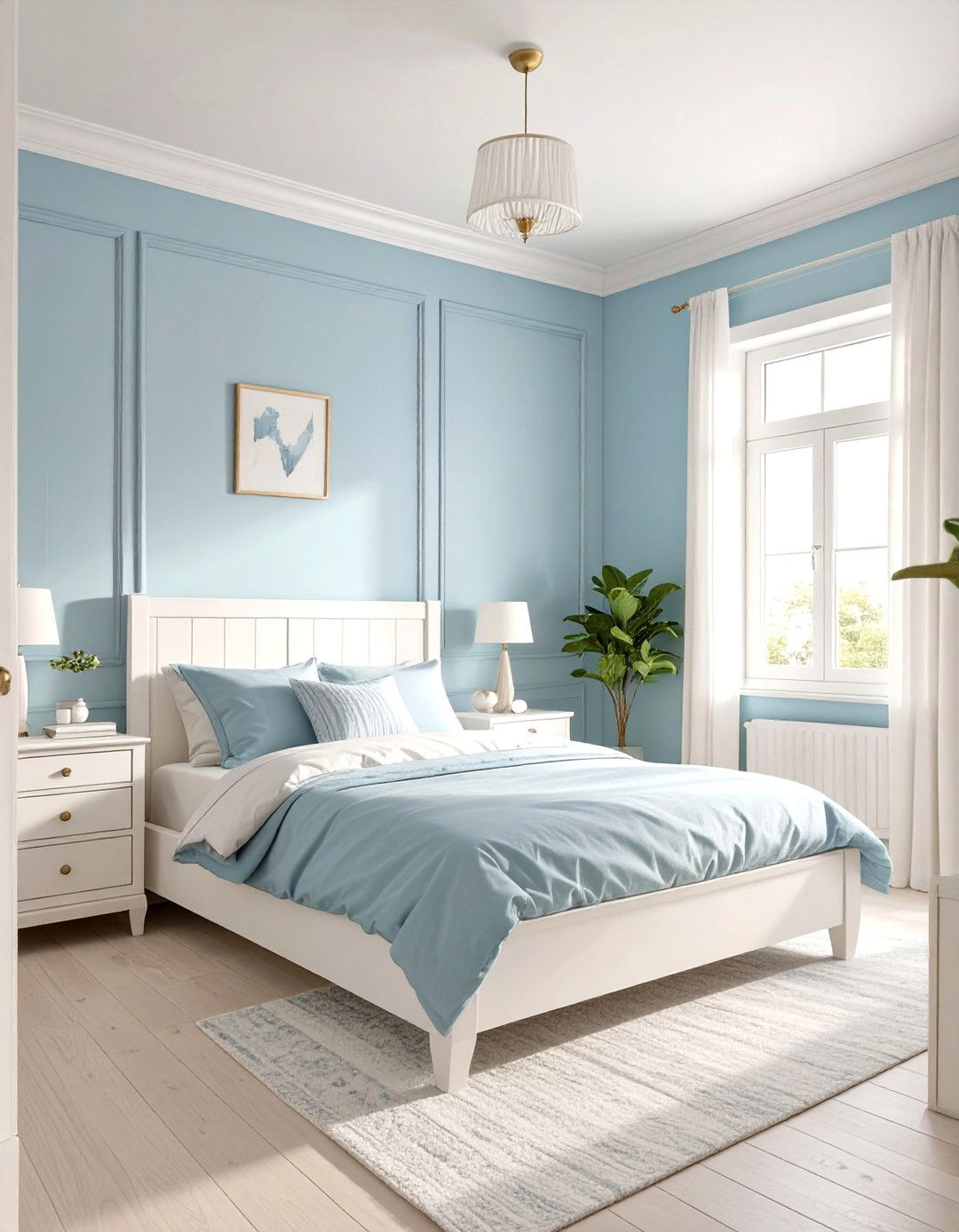 Light and Airy Color Palette for a Small Bedroom - 30 small bedroom decorating ideas