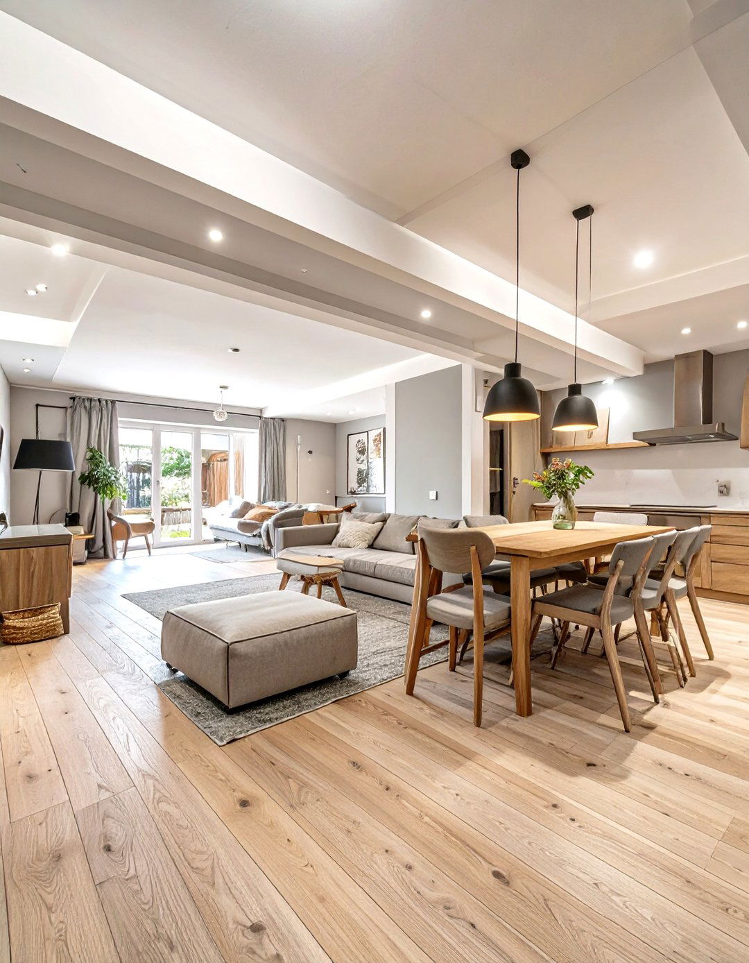 Light and Airy Scandinavian Retreat - 30 low basement ceiling ideas