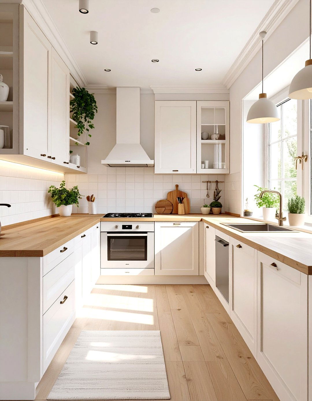 Light and Bright Color Palettes - 30 small simple kitchen design ideas