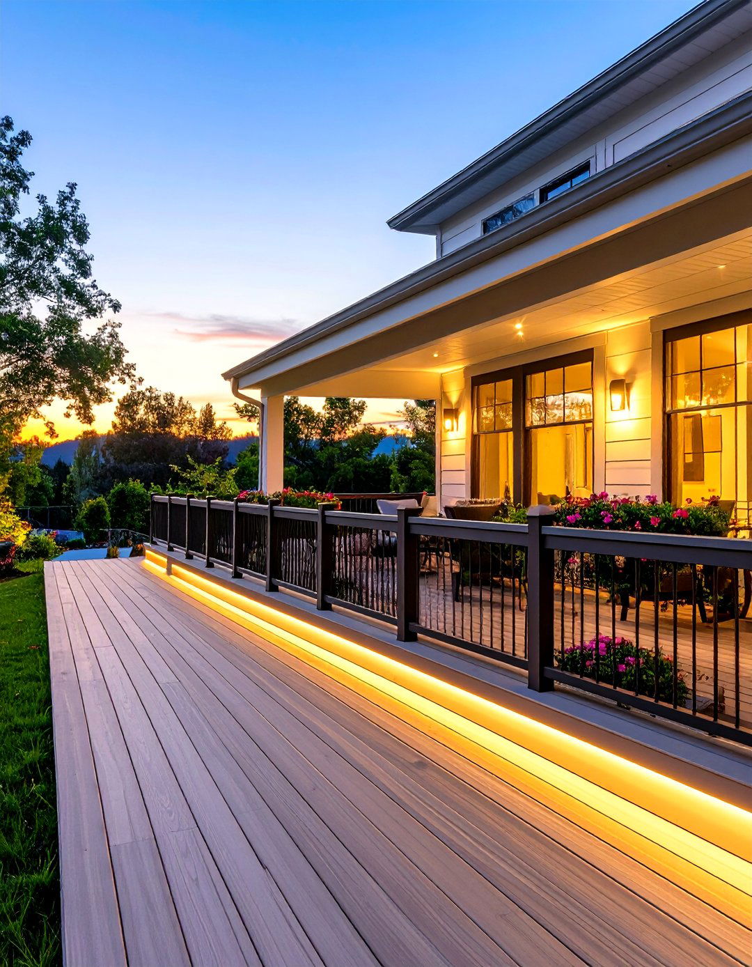 Lighted Deck Railing System - 30 deck railings ideas