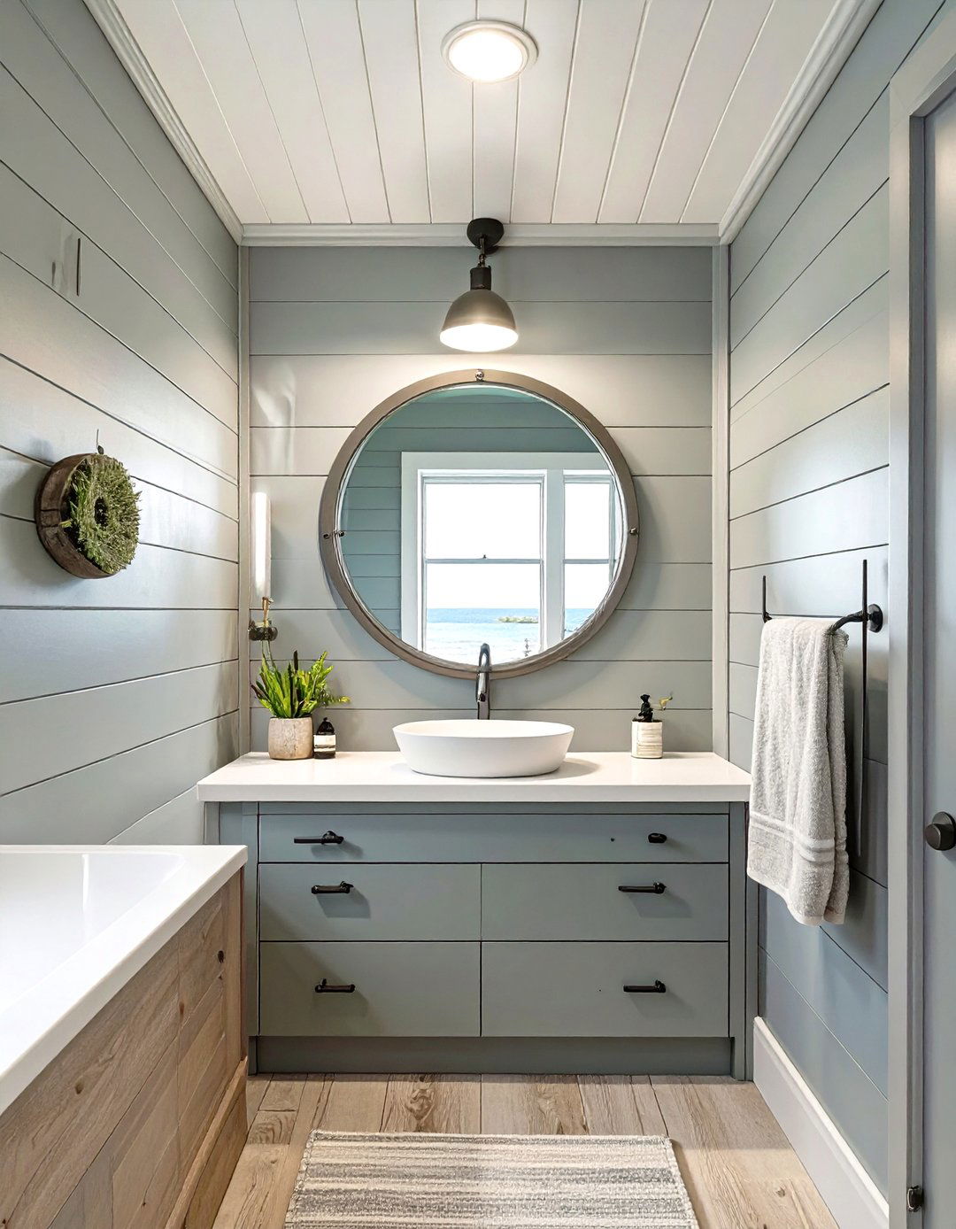 Lighthouse Keepers Quarters Bathroom - 30 beach bathroom ideas