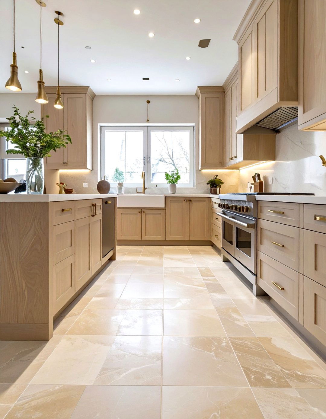Limestone Kitchen Floor Tiles - 30 modern kitchen tiles design ideas