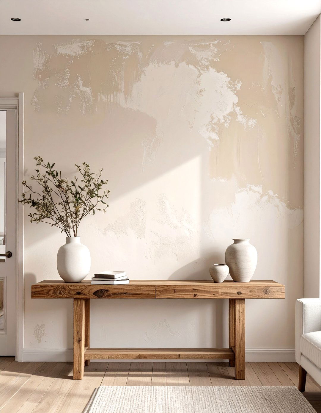 Limewash Painted Walls - 30 texture in interior design ideas