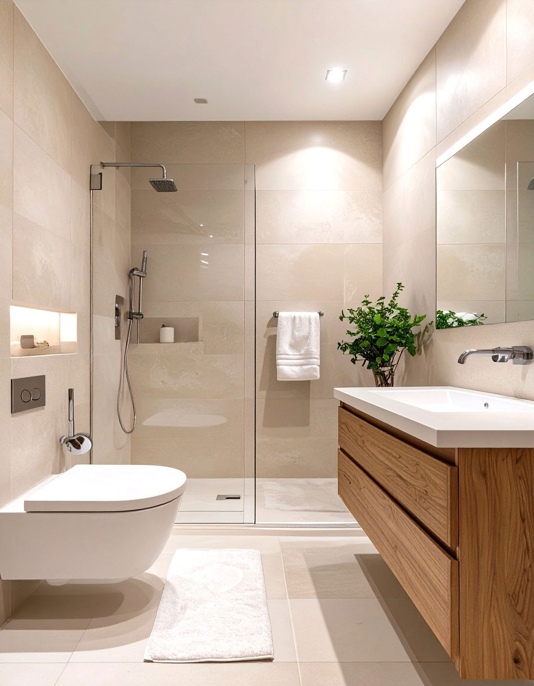 Linen Effect Bathroom Wall Panels - 30 bathroom wall panels ideas