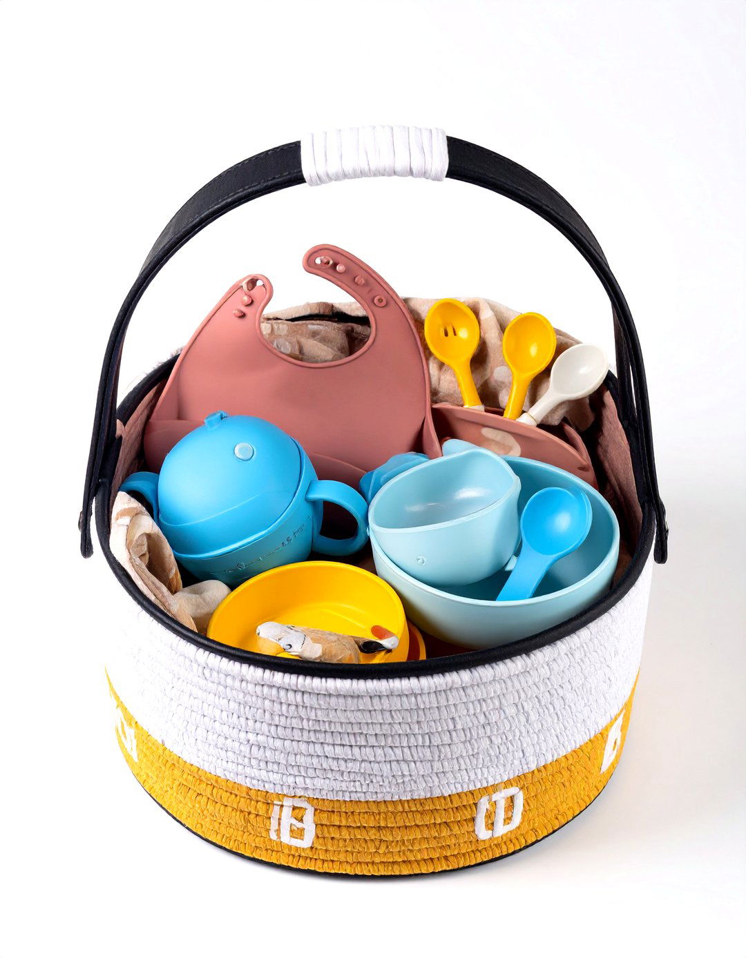 Little Chef Feeding Basket - 30 baby shower basket ideas