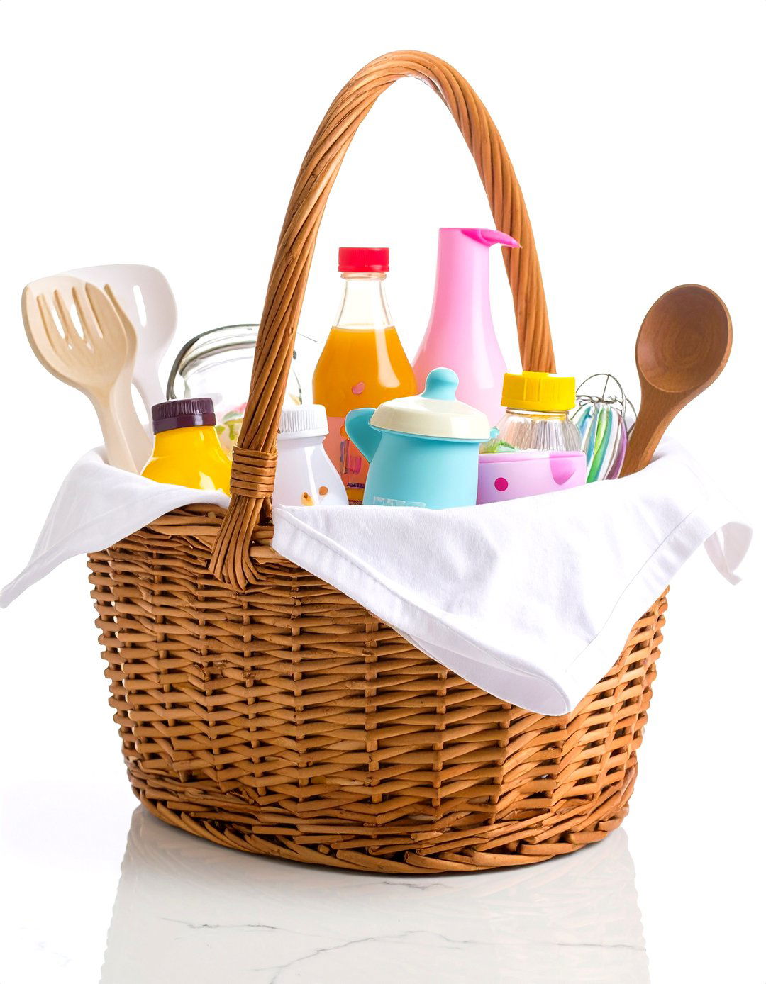 Little Chefs First Foods Basket - 30 gift basket baby shower gift ideas