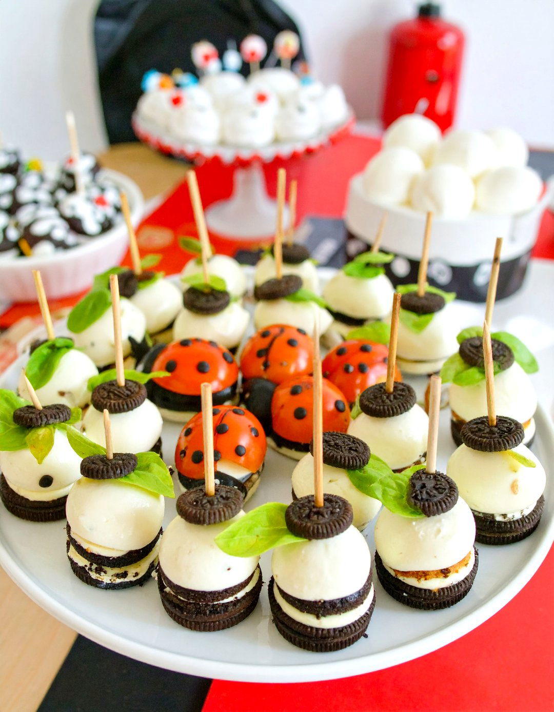 Little Ladybug Ladybug Themed Snacks - 30 baby shower food ideas girl