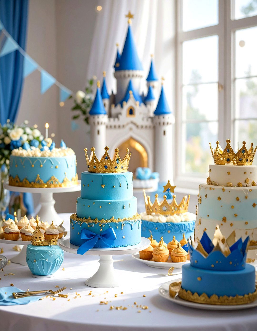 Little Prince Royal Theme - 30 simple boy baby shower ideas